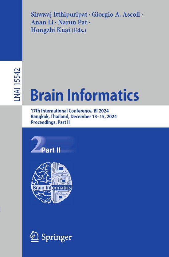 Springer Nature Proceedings Computer Science 2 - Brain Infor ... - cover