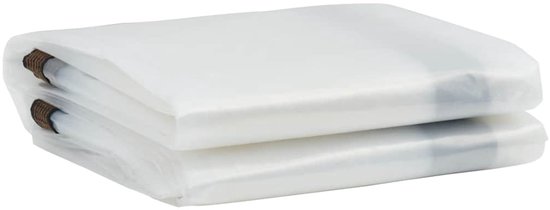 Buiten Doorzichtig Zeildoek Gordijn Waterdicht,Met Rits Deur,0,3mm Pvc Transparant Dekzeil
