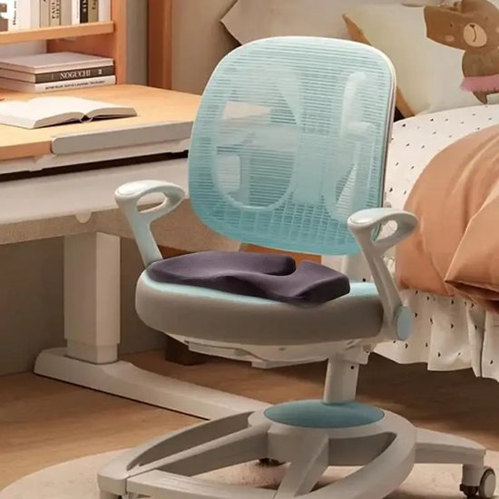 Fwiull Zitkussen, hoogwaardig traagschuim zitkussen, drukontlasting, ergonomisch zitkussen voor auto, bank, kantoor