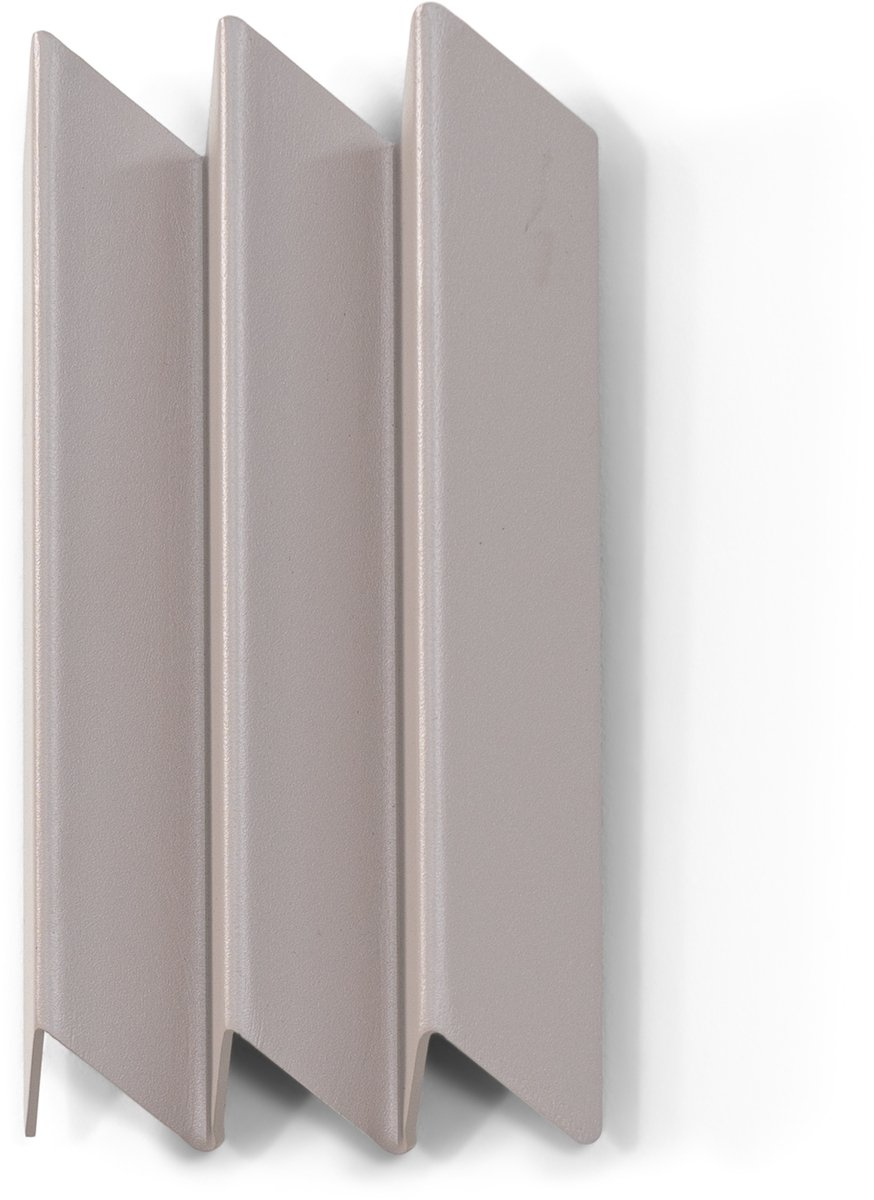 Spinder x BUDDE kapstok Sensu S - Silky Taupe - 3 haken - Staal
