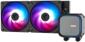 Bol.com MSI MAG CORELIQUID A13 240 Moederbord Processor Kit voor vloeistofkoeling 12 cm Zwart aanbieding