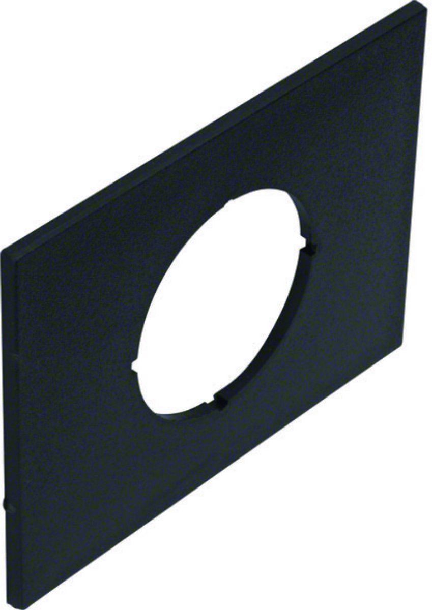 Hager GBZWN9005 HAG AFDEKPLAAT M.OPENING Ø45MM