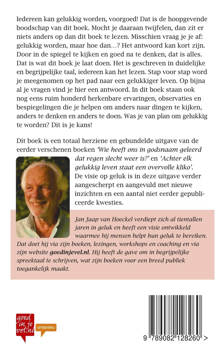 Geluk is geen kwestie van geluk - back cover