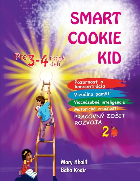 Smart Cookie Kid Pre 3-4 Ročné Deti Pracovný Zosit Rozvoj ... - cover