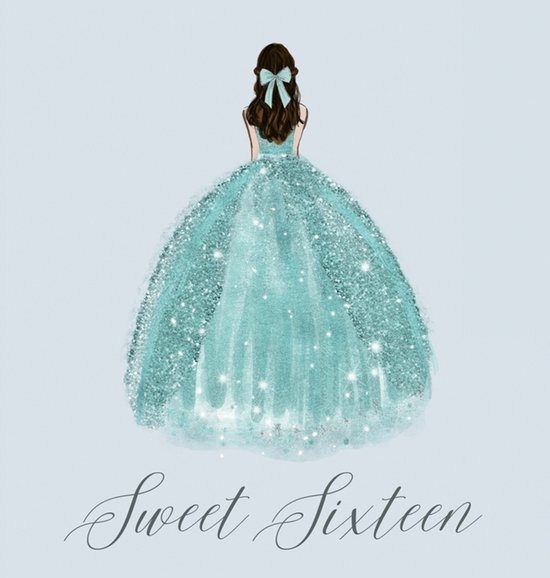 Sweet sixteen guest book, party Guest book, birthday party g ... - cover