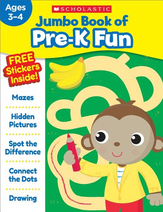 Jumbo Book of Pre-K Fun Workbook - cover