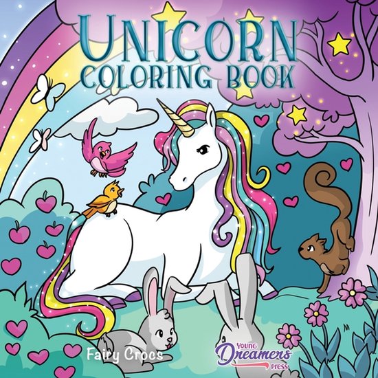 Coloring Books for Kids- Unicorn Coloring Book - cover