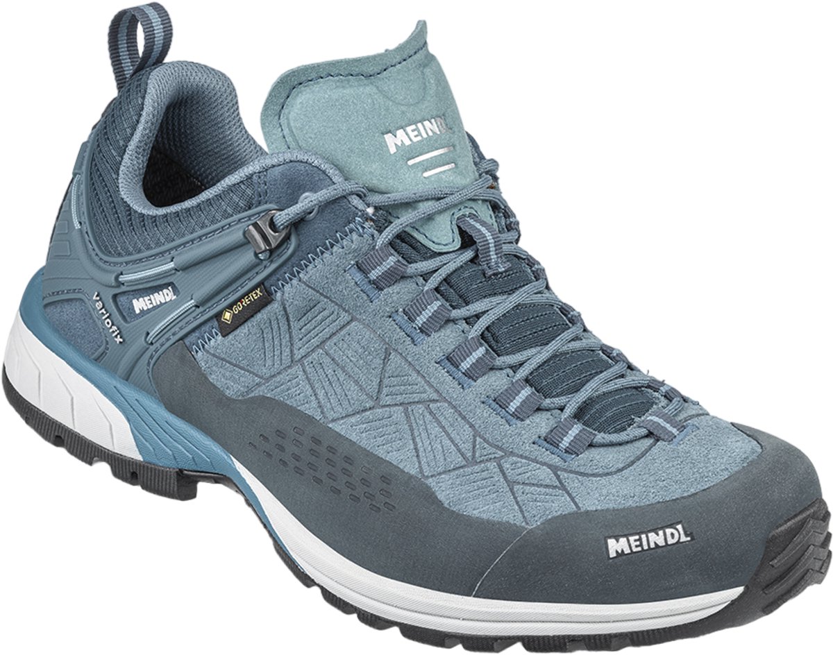 Meindl Top Trail Lady Gore-Tex Wandelschoen Dames waterdichte lage wandelschoenen Türkis Blauw