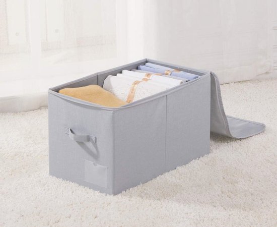 4-pack 200L verhuisdozen grote sterke, grote opbergzakken voor kleding, opbergdozen voor onder bed met ritsen voor dekbedden, wasgoed, huis tuin, onderbed opslag
