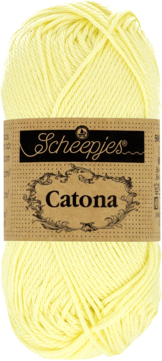 Scheepjes Catona 25gr - 100 Lemon Chiffon