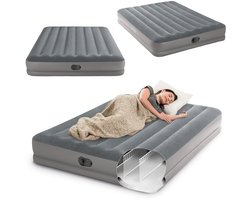 Intex Prestige Mid-Rise luchtbed - Queensize - Ingebouwde elektrische pomp