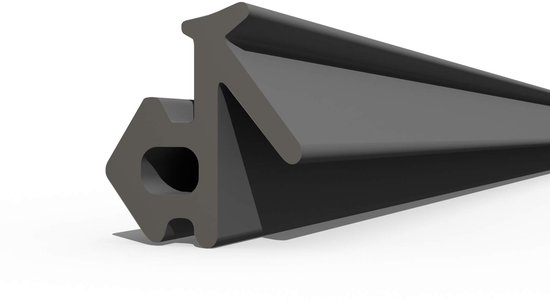 Joint de fenêtre DQ- PP , Zwart, 100 mètres, S-834X VEKA, fenêtres en PVC, joint en caoutchouc, bande d'étanchéité, joints de fenêtre en plastique, joint de profil ALU, joint de porte
