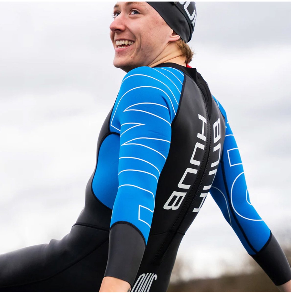 Huub Heren Open Water Collective Rug Ritssluiting Swim Wetsuit OW