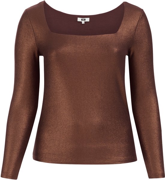 WE Fashion Top métallisé femme - Curve