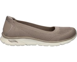 Skechers Arch Fit Sunny dames ballerina - Donker Taupe - Maat 38