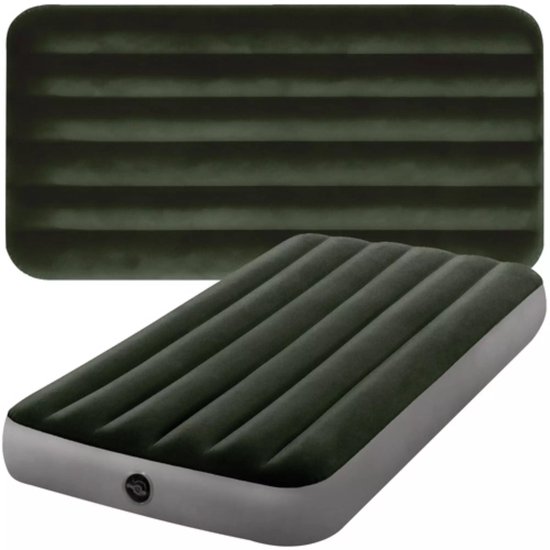 Intex Prestige Downy Twin Luchtbed - 1-persoons - 191 x 99 x 22 cm