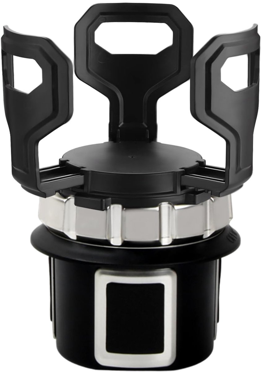 Ibenzoa® Universele Verstelbare Auto Bekerhouder met Multifunctionele Capaciteit en Stabiliteit voor Drankjes