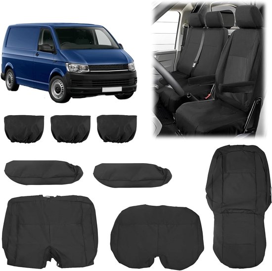 volkswagen T5 T6 T6.1 stoelhoezen vervangen Bearlock stoelhoezen Camperline