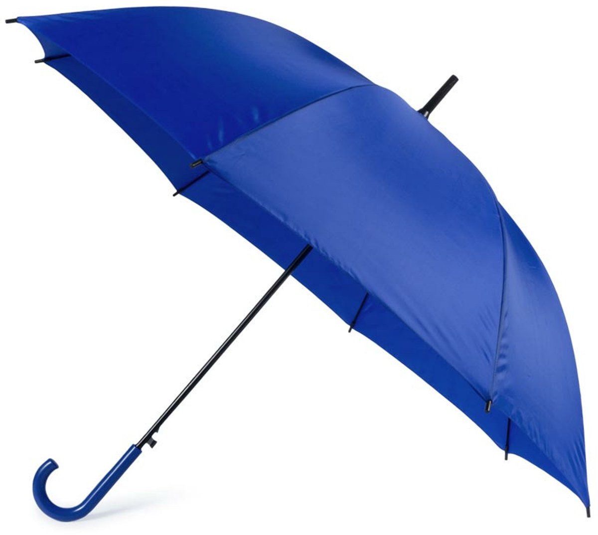 Blauwe automatische paraplu 107 cm