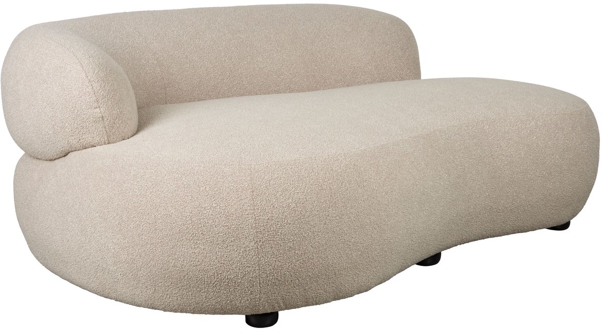 Housecraft Living Noxx Bank 2,5 zits Teddy stof Beige