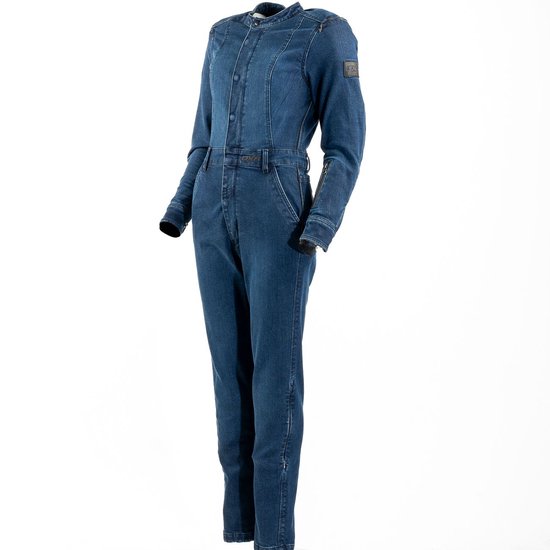 Combinaison textile Motor TRENDY femme 40 Blauw par MOTOBLOUZ