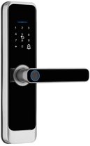 Bol.com Smart Lock - Slim deurslot - Vingerafdruk - Pincode - App ondersteuning - Kaartscan - Slim slot - Zilver aanbieding