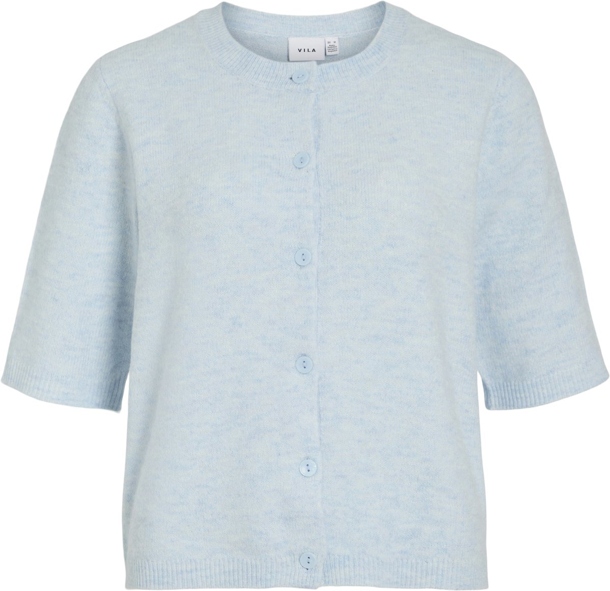 VILA - VILIGA 2/4 O-NECK KNIT CARDIGAN - NOOS Dames Vest