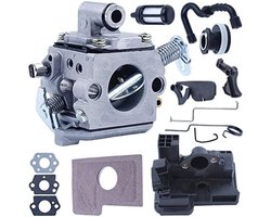 Geschikt voor Carburateur Inlaatspruitstuk Luchtfilter Kit Voor Stihl Ms180 Ms170 018 017 Ms 180 170 Kettingzaag Vervang OEM Voor 1130 120 0603/1130 141 2200 Vervang
