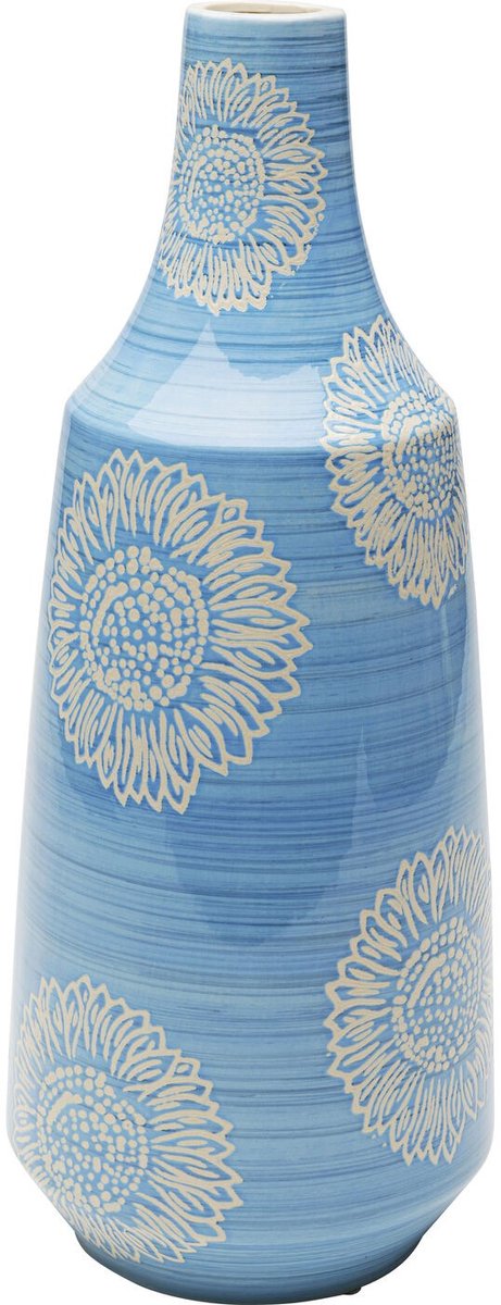 Vaas Big Bloom blauw 47cm Kare Design