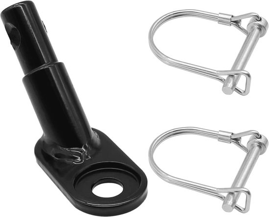 Koppeling voor fietsaanhanger, fietskar, koppeling, fietskoppeling, koppeling, vervanging, 12,2 mm, stalen fietskoppelingsstuk voor kinderaanhanger en hond