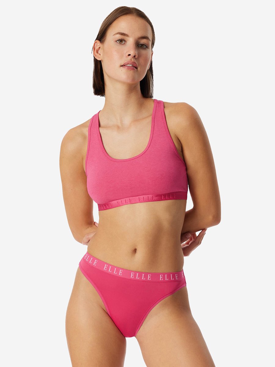 ELLE Slip High Leg - ELLE LOGO