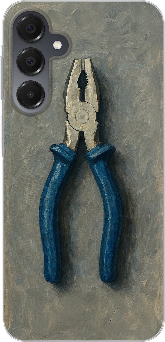 Telefoonhoesje Geschikt voor Samsung Galaxy A16 hoesje - Tang - Schilderij - Textuur - Verf - Siliconen Telefoonhoesje Telefoonhoesje