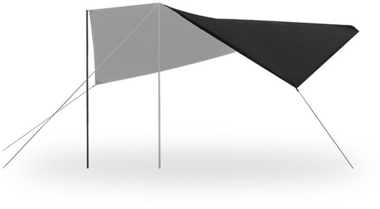 Auto Luifel Achterklep - 280 x 380 cm Waterdicht Schaduwzeil - Waterdichte Auto Kampeertent - Waterdichte Luifel Autokamperen - Autoluifel - Tent achter Auto, Bus of Camper van Merkloos — afbeelding 5