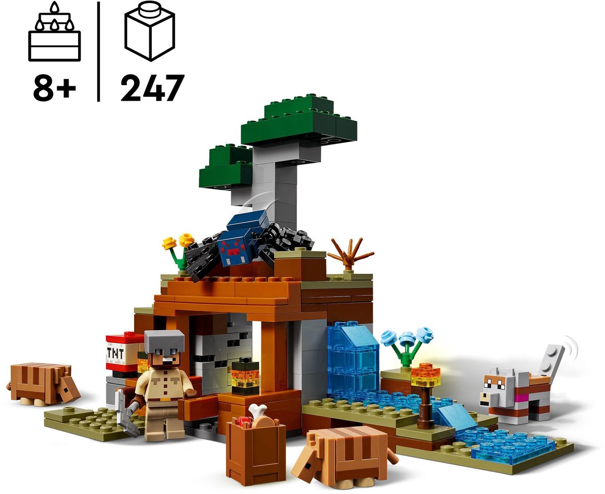 LEGO Minecraft De gordeldieren bij de mijn - 21269 — afbeelding 21