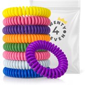 Twenty4seven® Anti Muggen Armband - 10 Stuks - Citronella Muggenbandjes & Muggenstickers voor Volwassenen & Kind - Geen Stickers, Tabletten, lampen, Stekker, Deet & Spray