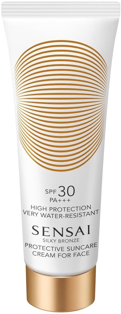 Goedkoopste Sensai Silky Bronze Protective Suncare Cream for Face Zonnecrème 50ml | SPF 30 |