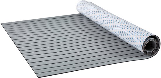 Revêtement de sol en mousse EVA pour bateau, 240 x 116 cm, antidérapant et auto-adhésif, 29,9 pieds Groot , pour Bateaux, yachts, pontons et kayaks.
