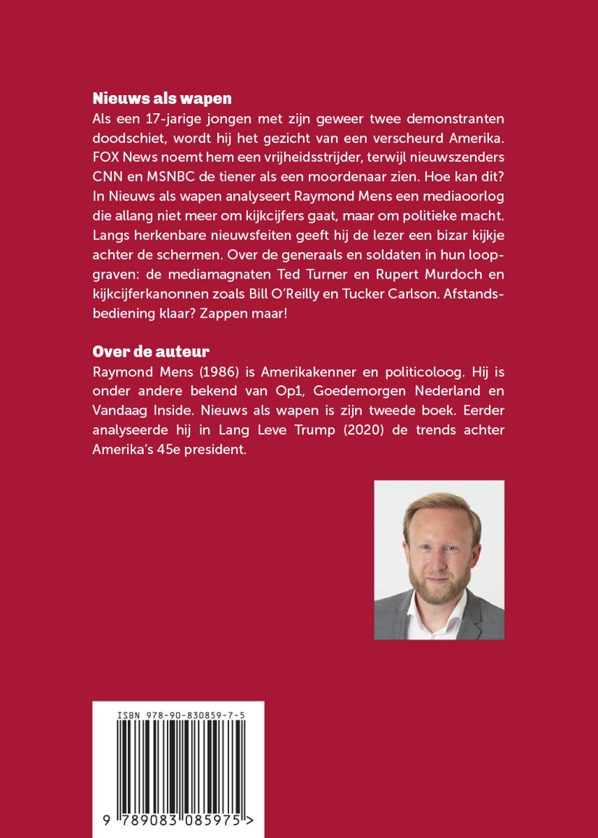 Nieuws als wapen - back cover