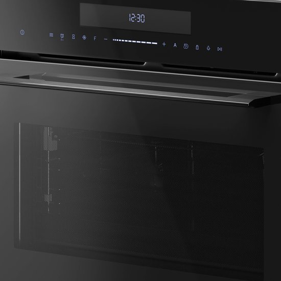 Inventum IMC4535GT - Inbouw combi-oven - Hetelucht - Magnetron - Grill - 50 liter - 45 cm hoog - Tot 250 graden - Zwart - Beste Koop Maart 2026