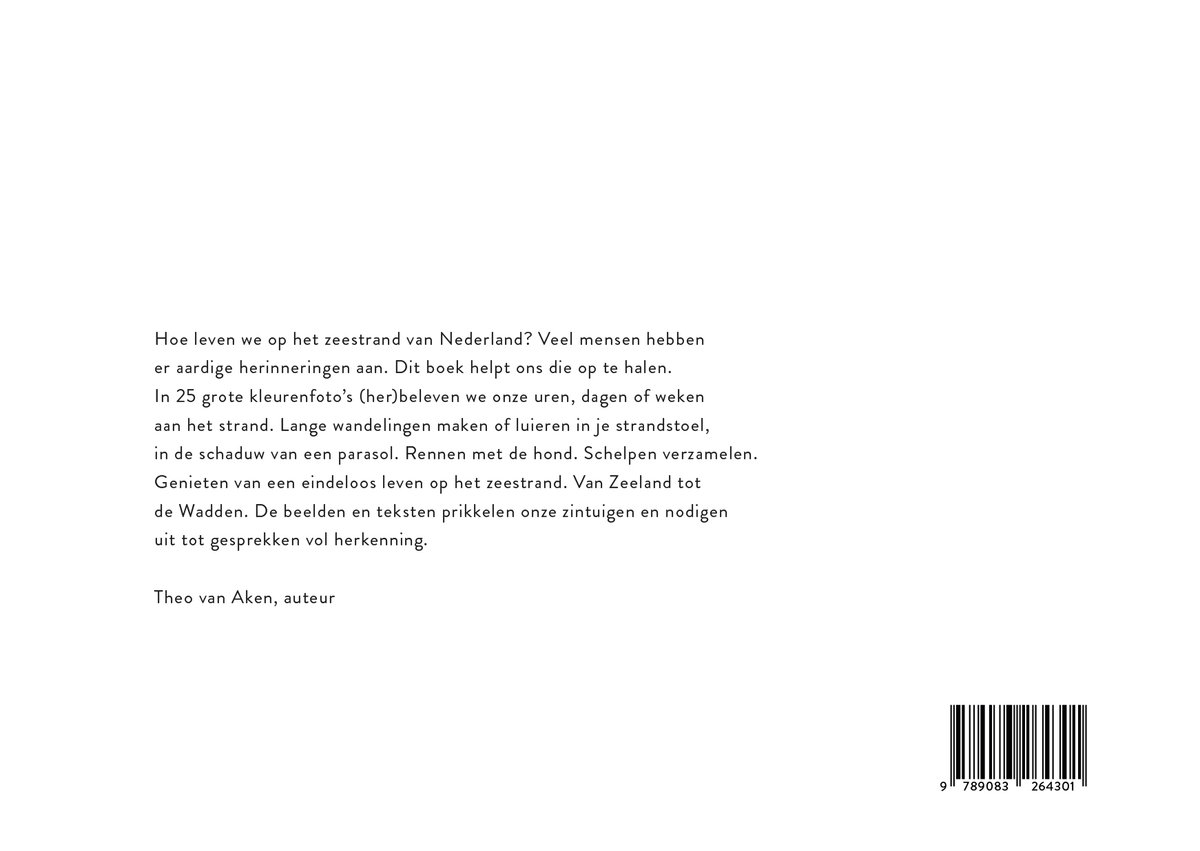 Het Zeestrand van alledag - back cover