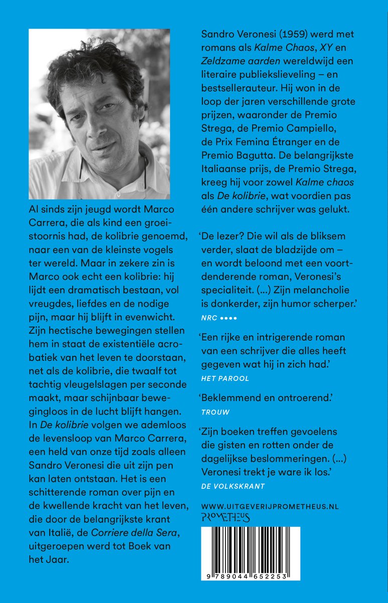 De kolibrie - back cover