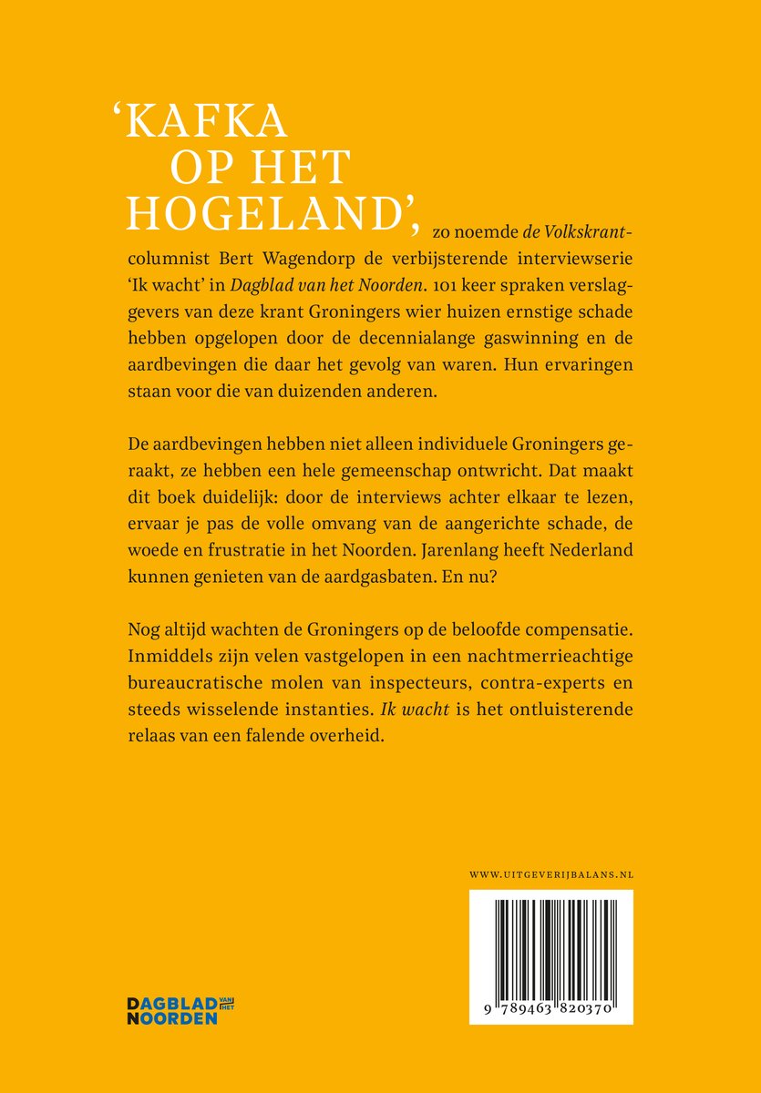 Ik wacht - back cover