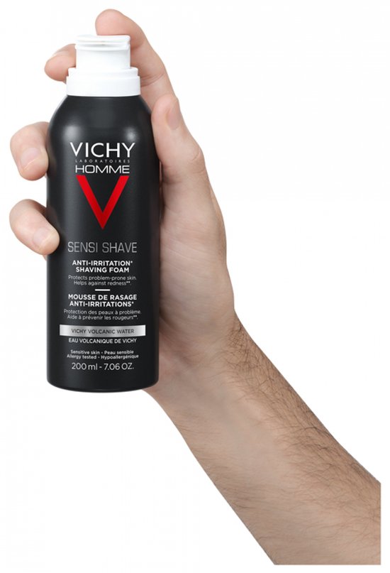 Vichy Homme Anti-irritatie Scheerschuim voor een Gevoelige Huid 200ml