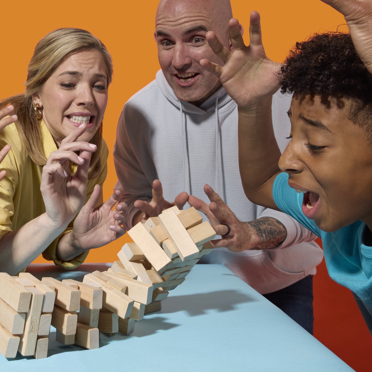 Jenga Vernieuwde Editie met digitale dobbelsteen Gezelschapsspel Officiële +6. — afbeelding 7