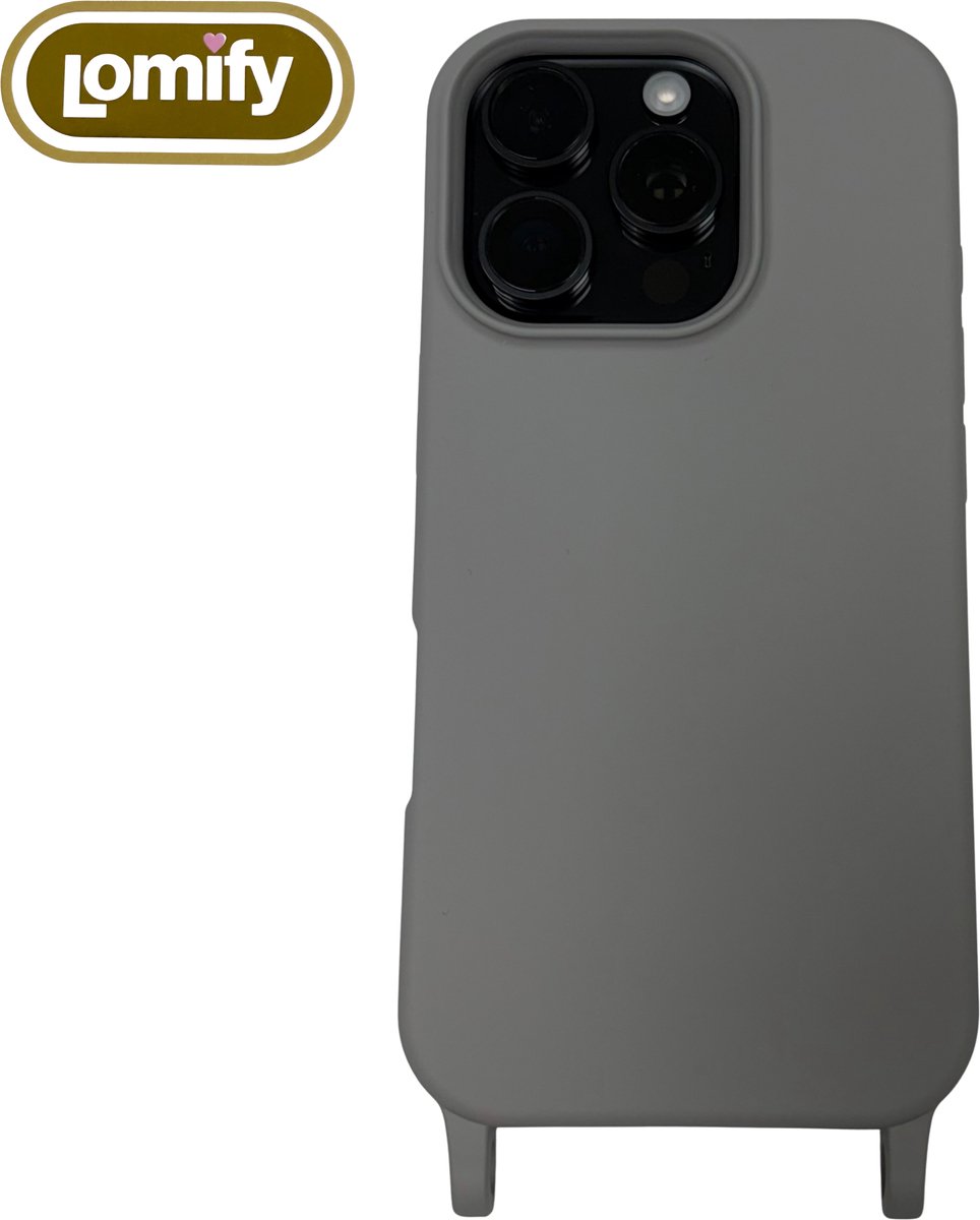 Lomify soft gelly geschikt voor de Apple iPhone 16 Pro Max Grijs