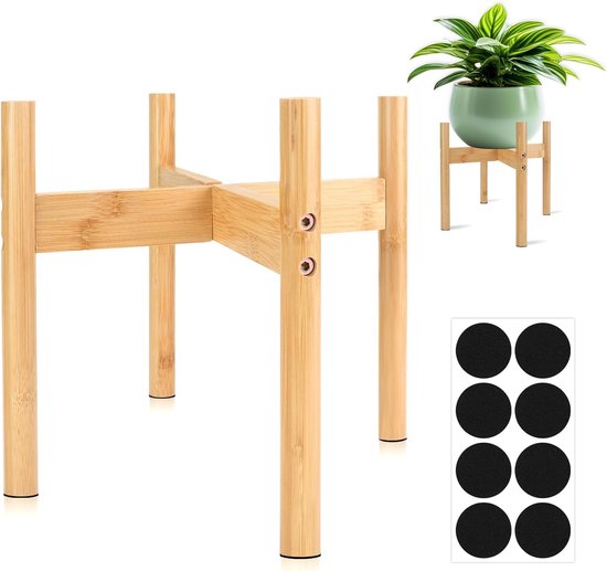 Plantenstandaard, Mid Century Metalen Plantenhouder (Pot Niet