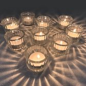 Photophores Vintage - Glas - Convient pour la décoration - 12 pièces - 5 cm x 3,9 cm