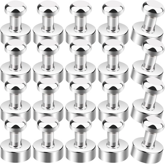 70 stuks gekleurde en transparante magneten, 7 kleuren, perfect voor whiteboards, tafels, koelkasten, enz