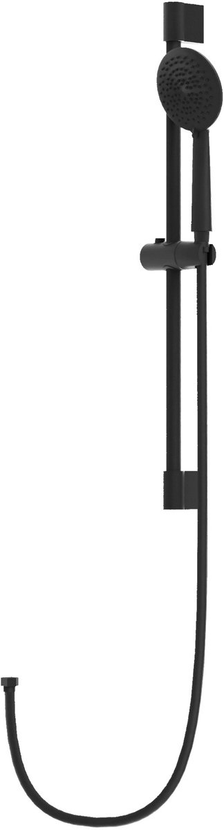 LAVITA ORION - Doucheset met glijstang - Zwart - 5 standen handdouche - Gladde doucheslang 150cm - Voor badkamer