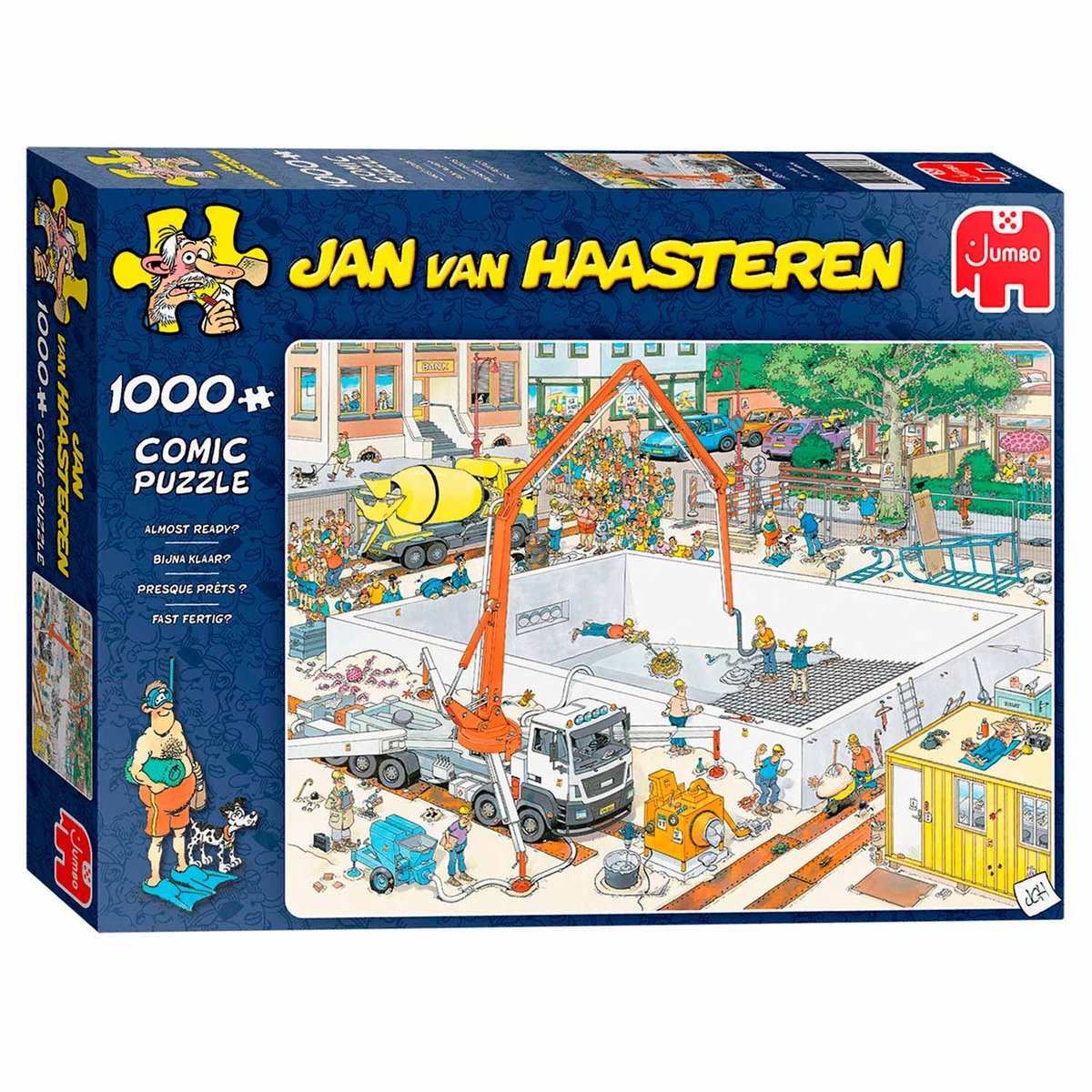 Jan van Haasteren - Bijna Klaar? - 1000 stukjes puzzel — afbeelding 10